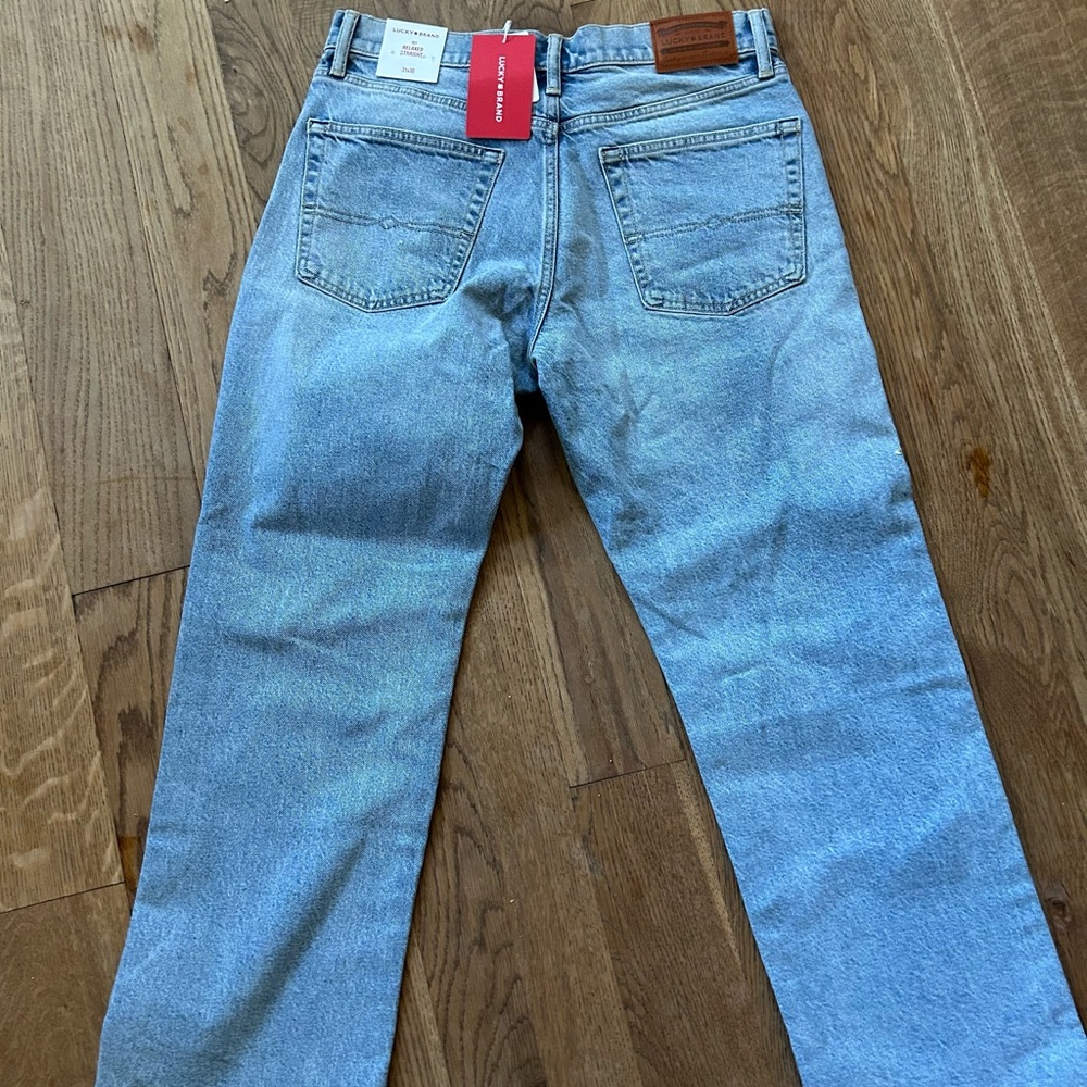Lucky Brand Relaxed Straight Jeans 31x30 new nwt - Picture 6 of 6